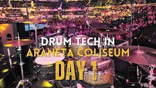 Drum Tech POV Day 1 at SB19 Anniversary Celebration [upl. by Naved]