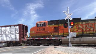 160th Ave Railroad Crossing near Brighton CO with my Safetran Mechanical Bell [upl. by Leopoldeen]