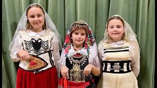 Albanian folk costumes 54 [upl. by Leilamag]