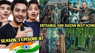 Ertugrul Ghazi Urdu Season 3 Episode 87  Vasilius Death Scene Episode  Ertugrul Fight Scene [upl. by Philcox]