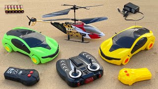 RFD018 RC Helicopter amp 2RC RemoteControl Car’s Unboxing and Testing😍helicopter supercars rc car [upl. by Leina]