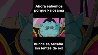 Por eso nunca se quita sus gafas Kaiosama  memes de dragon ball z [upl. by Adnole]