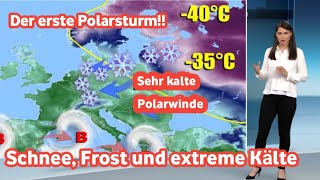 Der Winter kommt Großer Schnee und Frost in ganz Deutschland Hier sind die Vorhersagen [upl. by Jonme]