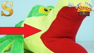 RIESIGES KROKODIL Kuscheltier  PAUL Kindheitserinnerung Kroko Doc deutsch auspacken [upl. by Inram]