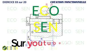 Cotation fonctionnelle  Exercice 03 sur 20 [upl. by Letsirc548]