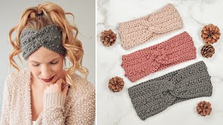 Easy Crochet Headband Tutorial  Picot Headband Tutorial  Free Crochet Headband Pattern [upl. by Roi]