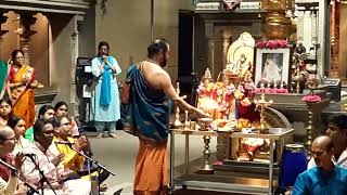 Ni Nama Rupamulaku  Mangalam  Thyagaraja Kirti Ganabathy Temple Wimbledon April 2024 [upl. by Copp]