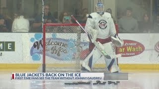 Blue Jackets fans come together for bittersweet open practice [upl. by Thacher]