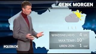 Het weerbericht voor Genk 4 februari [upl. by Asim]