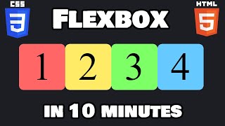 Learn CSS flexbox in 10 minutes 💪 [upl. by Anthiathia]