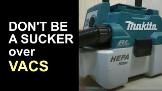 Quick comparison  Makita DVC750LZ and Evolution R11VACLi Cordless Portable Vacs [upl. by Terrab]