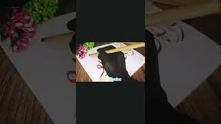 calligraphy tutorial easy and beautiful calligraphypaintingart viralshort trending [upl. by Eenal812]