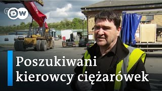 Tragiczne skutki brexitu Brakuje kierowców ciężarówek [upl. by Lazor486]