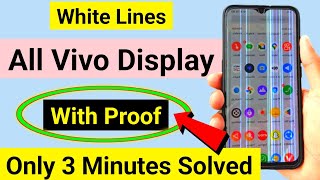 🛑vivo display white line problem  vivo mobile display white line problemdisplay white line problem [upl. by Dorrehs]