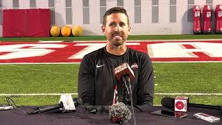 Ohio State Football Insider Brian Hartline On Quarterbacks Calling Plays And More [upl. by Hazaki]