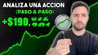 Cómo ANALIZAR una ACCIÓN PASO a PASO Guía Completa  Caso REAL [upl. by Alehc]