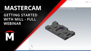 Getting Started with Mastercam Mill  Full Webinar [upl. by Uria]