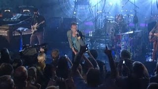 Coldplay  Viva La Vida Live on Letterman [upl. by Herzen]