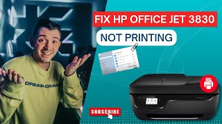 How to Fix HP Officejet 3830 Not Printing  Printer Tales [upl. by Ube692]