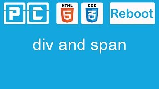 HTML5 and CSS3 beginners tutorial 18  div and span [upl. by Slerahc]