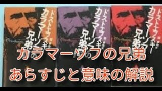 「カラマーゾフの兄弟」のあらすじと作品の意味の解説です [upl. by Adnahsat278]