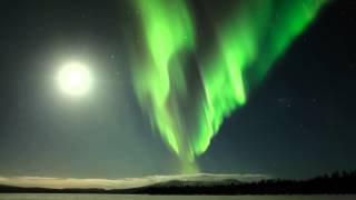 One night in Finnish Lapland with northern lights [upl. by Melgar]