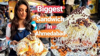 Cheesiest Sandwich In Ahmedabad  Indian Street Food [upl. by Malik]