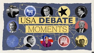 Famous US presidential debate moments  VOANews [upl. by Ensign133]