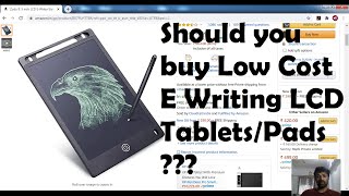 Low cost LCD writing tablet unboxing review  E writing pad  Zodo 85quot e writing pad [upl. by Coussoule]