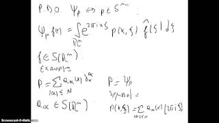 Non linear dispersive equations  37 Pseudodiff operators [upl. by Hairahcaz]