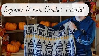 Part 1 Overlay Mosaic Crochet Tutorial [upl. by Lorie882]