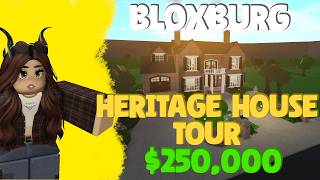 Heritage House 910⭐ Full House Tour  250k Bloxburg Prebuilt House [upl. by Kisor223]