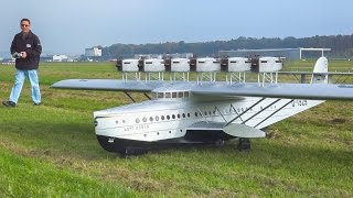 GIGANTIC RC SCALE FLYING BOAT DORNIER DO X  Faszination Modellbau Friedrichshafen 2016 [upl. by Koeninger]