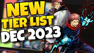 UPDATED TIER LIST Jujutsu Kaisen Phantom Parade DEC 2023 [upl. by Noevad]