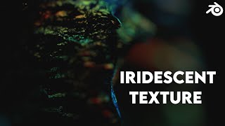 Making An Easy Iridescent Texture In Blender [upl. by Sivet905]