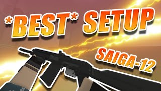 BEST SAIGA12 SETUP  Phantom Forces [upl. by Khalin]