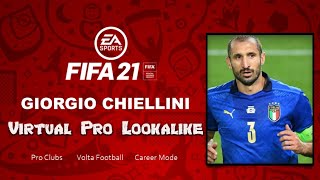 FIFA 21  How to Create Giorgio Chiellini  Pro Clubs [upl. by Luebke931]