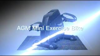 Mini Exercise Bike AGM Under Desk Bike Pedal Exerciser Foot Cycle Arm amp Leg Peddler Exe [upl. by Nirehtak75]