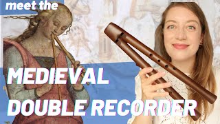 Intro to Medieval Double Recorders  Team Recorder [upl. by Aerua]