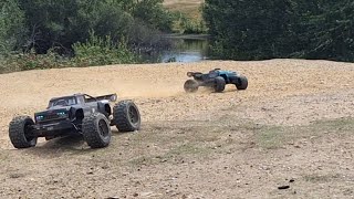 Arrma Outcast 8s Arrma kraton v2 6s kyosho inferno 2 [upl. by Oiluig]