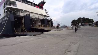 Skiathos Ferry Unload [upl. by Sewel]