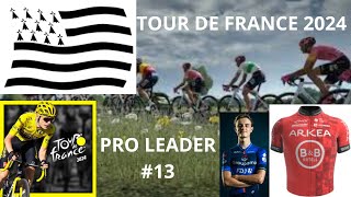 EXPLOIT POSSIBLE SUR LES CHAMINS BLANCS  TOUR DE FRANCE 2024  PRO LEADER 13 [upl. by Cirenoj]