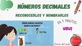 Los números decimales [upl. by Adnilreh]