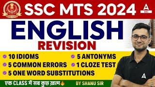 SSC MTS 2024  SSC MTS English Classes by Shanu Rawat  SSC MTS English Important Topics Revision [upl. by Ax111]