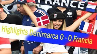 World Cup 2018 Danimarca  Francia Highlights [upl. by Tremayne]