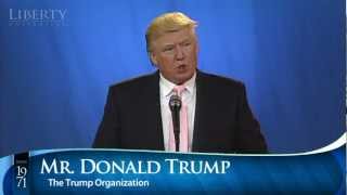 Donald Trump  Liberty University Convocation [upl. by Charteris]