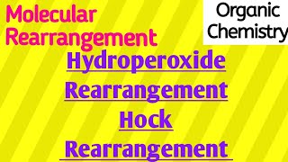 Hydroperoxide RearrangementHock Rearrangement [upl. by Kristan145]