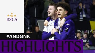 Highlights RSC Anderlecht  KRC Genk  20232024 [upl. by Refinne]