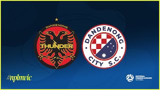 2024 NPLMVIC Round 19 Dandenong Thunder FC v Dandenong City SC [upl. by Adleremse]