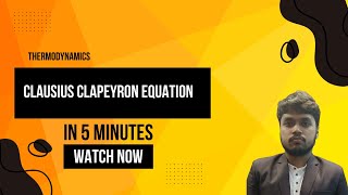 Clausius Clapeyron equation derivation [upl. by Molly873]